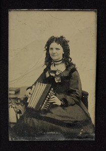 Young Woman with Flutina