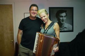 Vince Gill with Natasha Enquist at the Station Inn, Nashville, TN